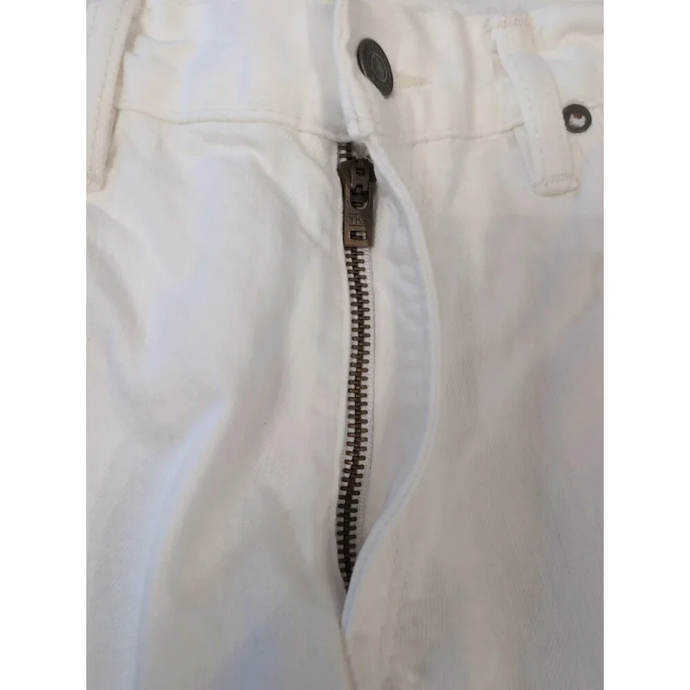 POLO RALPH LAUREN HAMPTON STRAIGHT MEN'S DENIM JEANS HUDSON WHITE 33X32  EUC